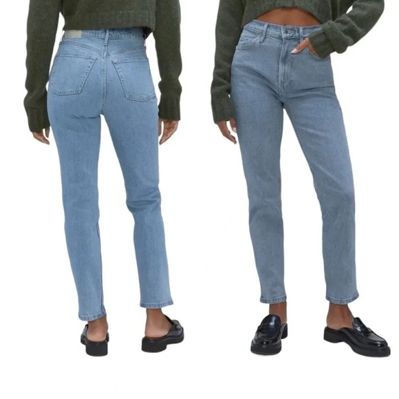 Everlane The Original Cheeky Jean Organic Cotton Size 26 Crop - Picture 2 of 4